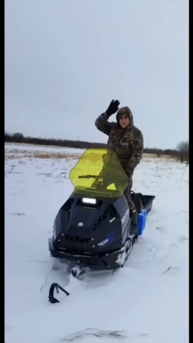 Обкатываем и испытываем новый снегоход