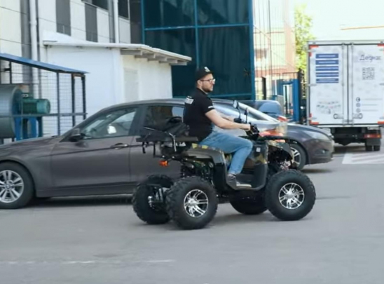 Максимальная скорость квадроцикла 55 км/ч