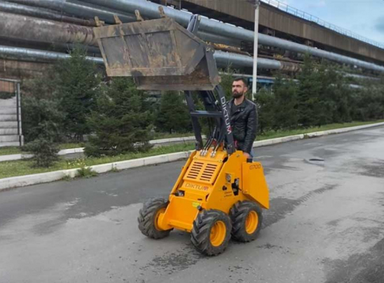 Подъем ковша на 2 метра