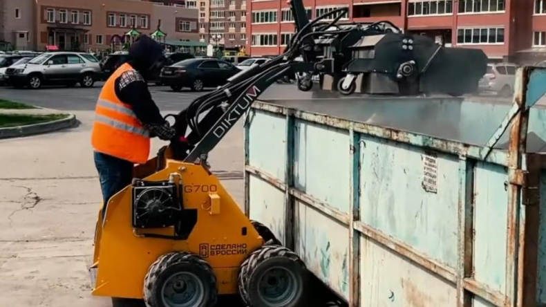 Идеальное оборудование для дорожных работ.