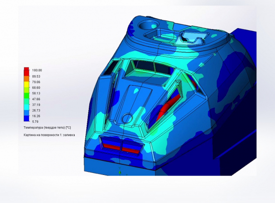 Капот сконструирован с учетом тепловых режимов