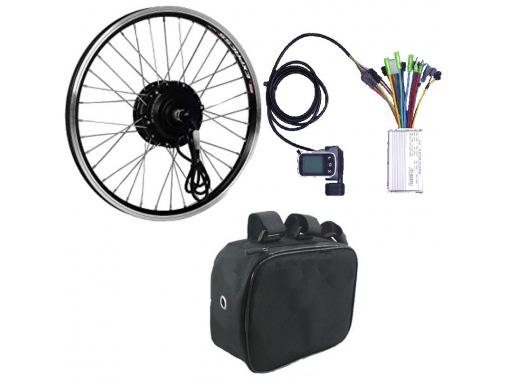 Комплект с Li-ion АКБ 36/48В 5,2-10A*ч, 350Вт, 26', редукторный / задний