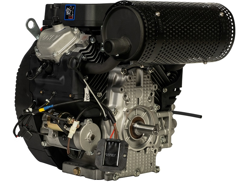 Двигатель Lifan LF2V80F-A, 29 л.с. D25, 20А, датчик давл./м, м/радиатор, счетчик моточасов
