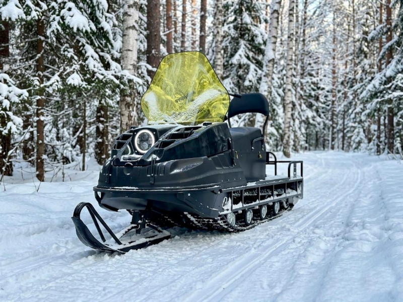 Снегоход 4Т с двигателем Loncin длинный