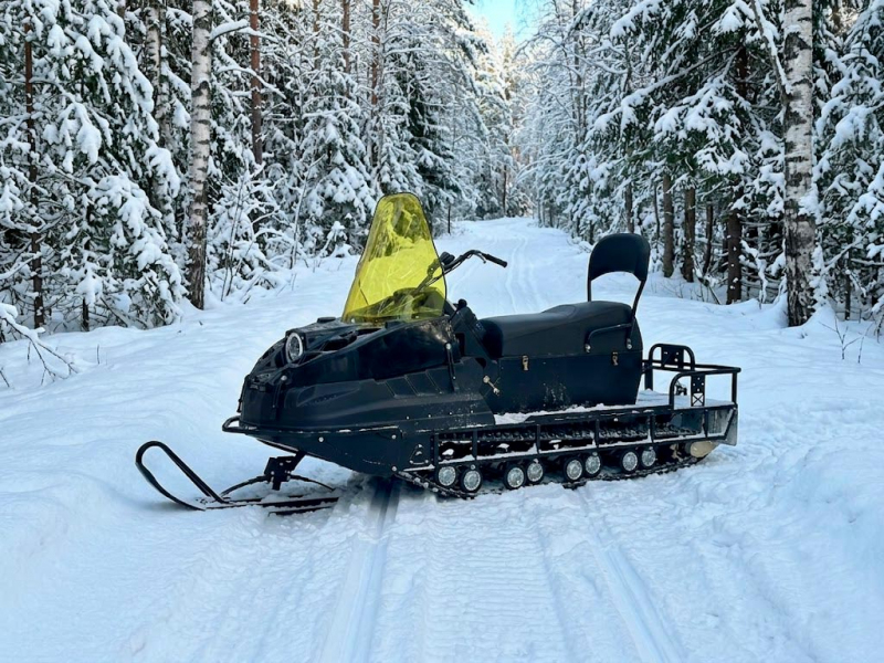 Снегоход 4Т с двигателем Loncin длинный