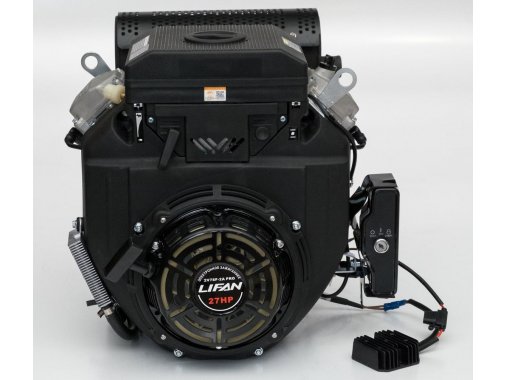 Двигатель Lifan LF2V78F-2A, вал ?25 мм, катушка 20 Ампер